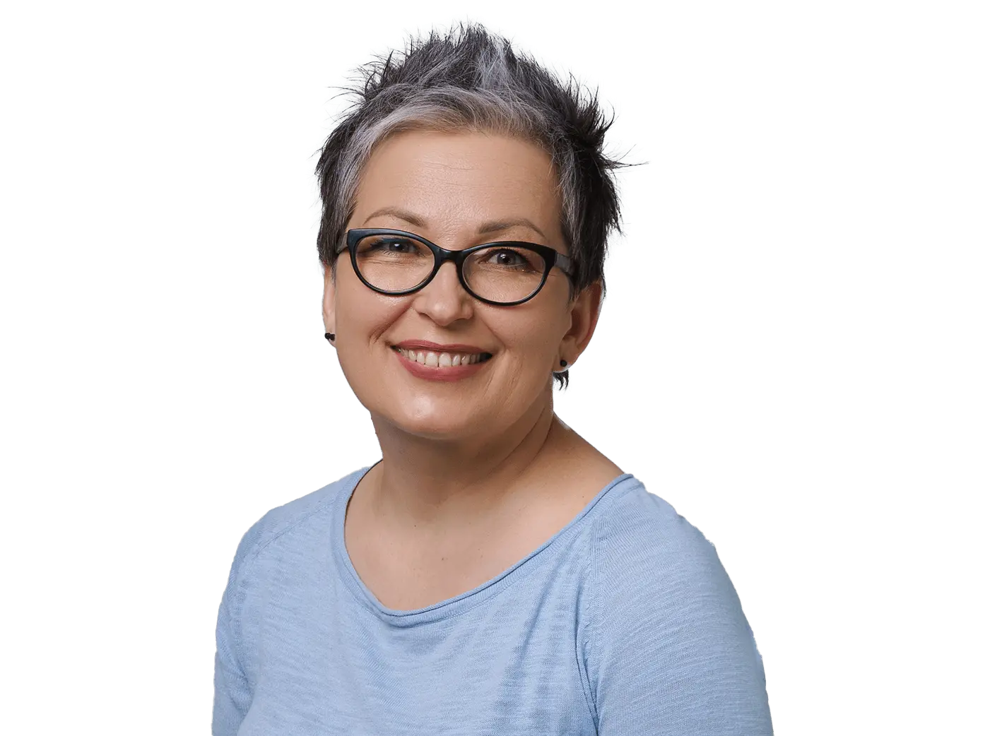 Middle Aged Woman Wearing Glasses